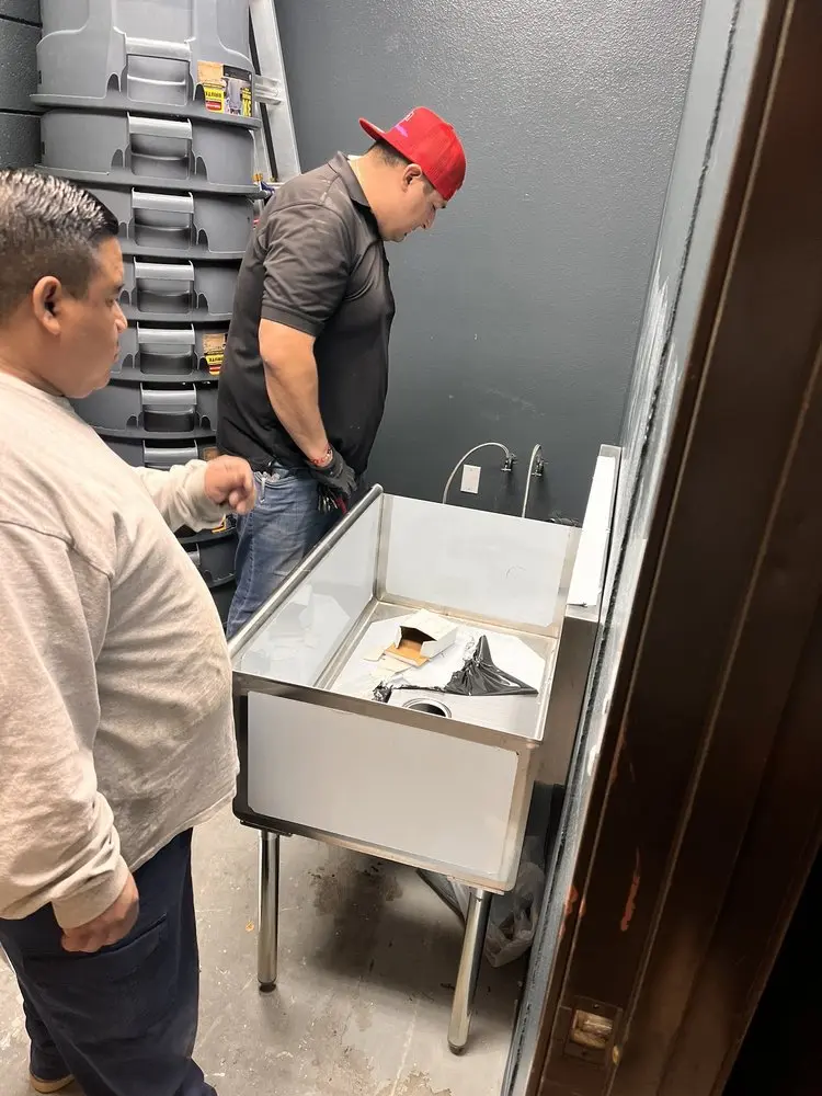 Commercial plumbing and sink installation in Southeast Salem